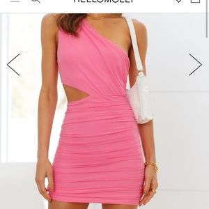 Hello Molly Pink Dress Cupid’s Kiss